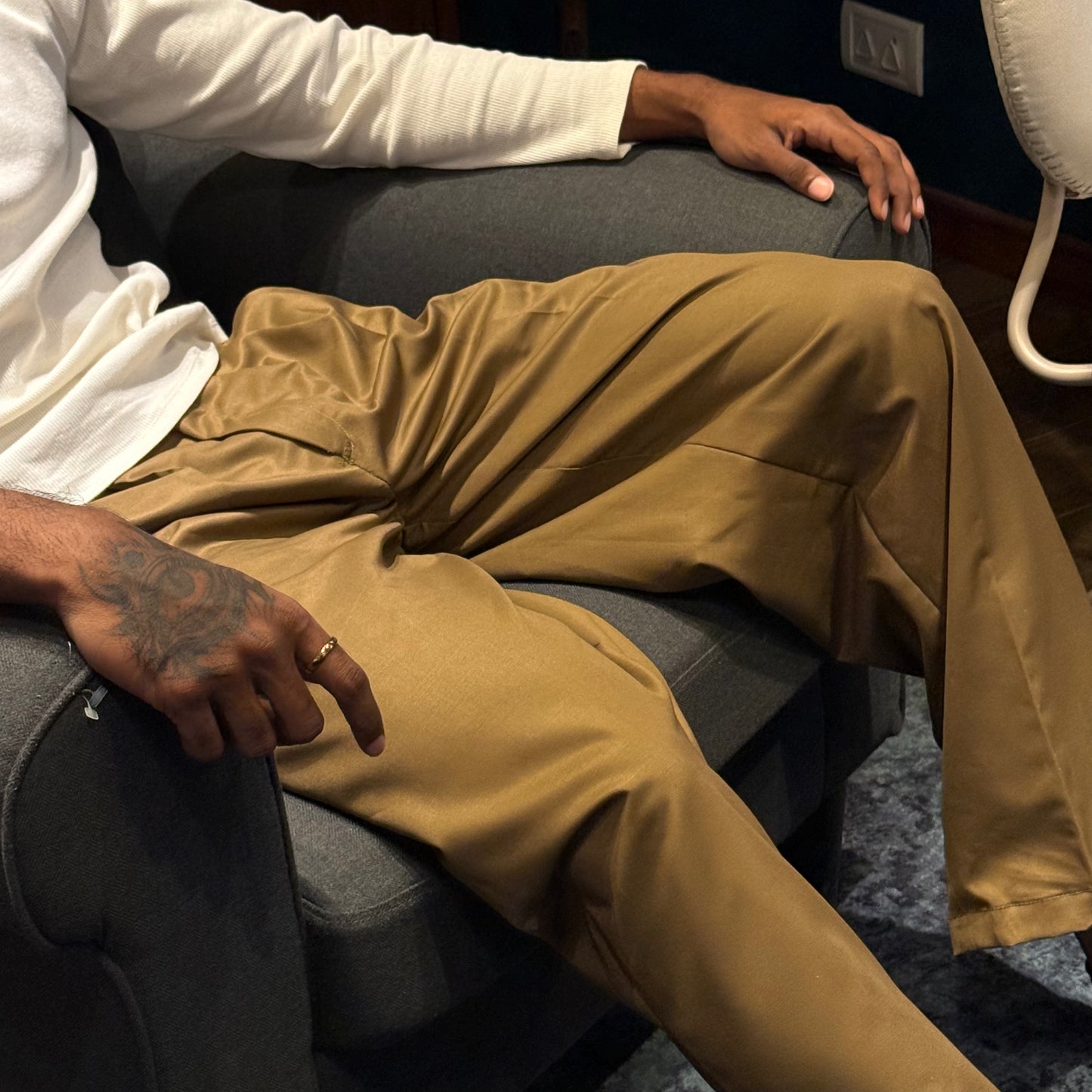 The Tobacco Brown Trouser | Relaxed– Tailor Fit | Limited Edition