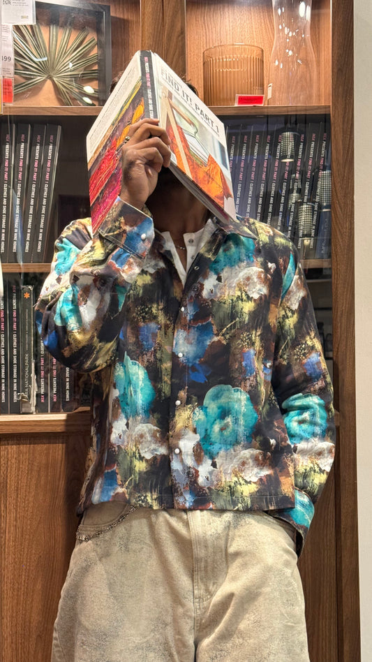 Gaze — Painted Crop Jacket | Tailor-Made