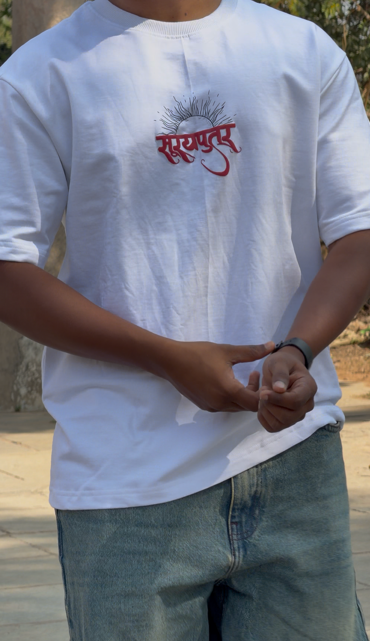 Angraj — Surya Putra Oversized Tee