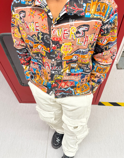 Graf —  Graphic Crop Jacket | Tailor-Made