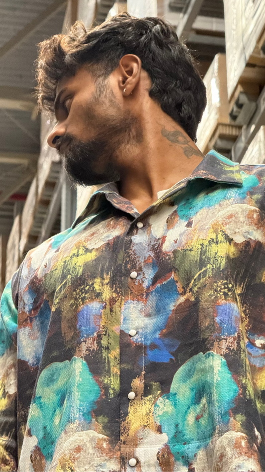 Gaze — Painted Crop Jacket | Tailor-Made