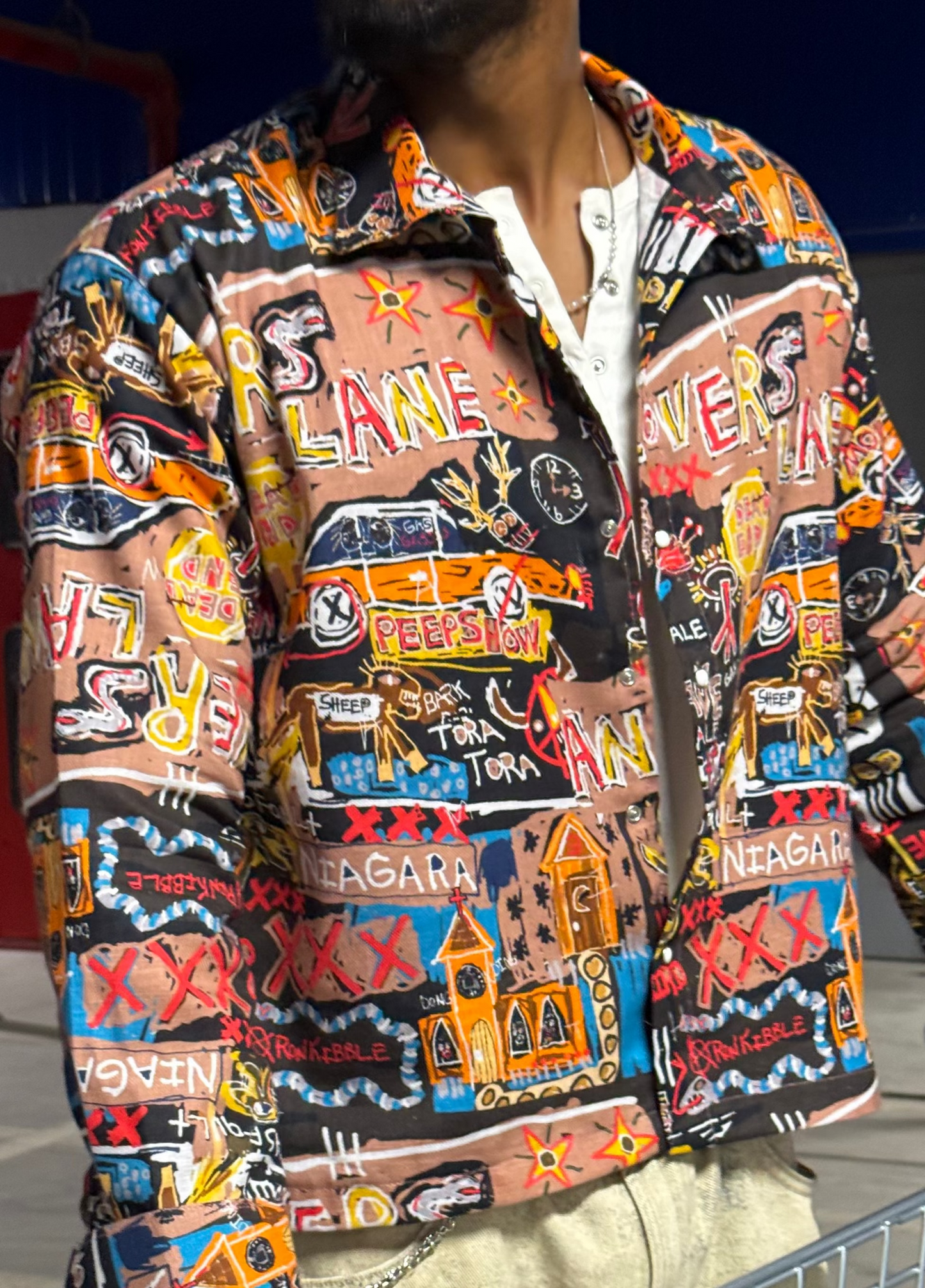 Graf —  Graphic Crop Jacket | Tailor-Made
