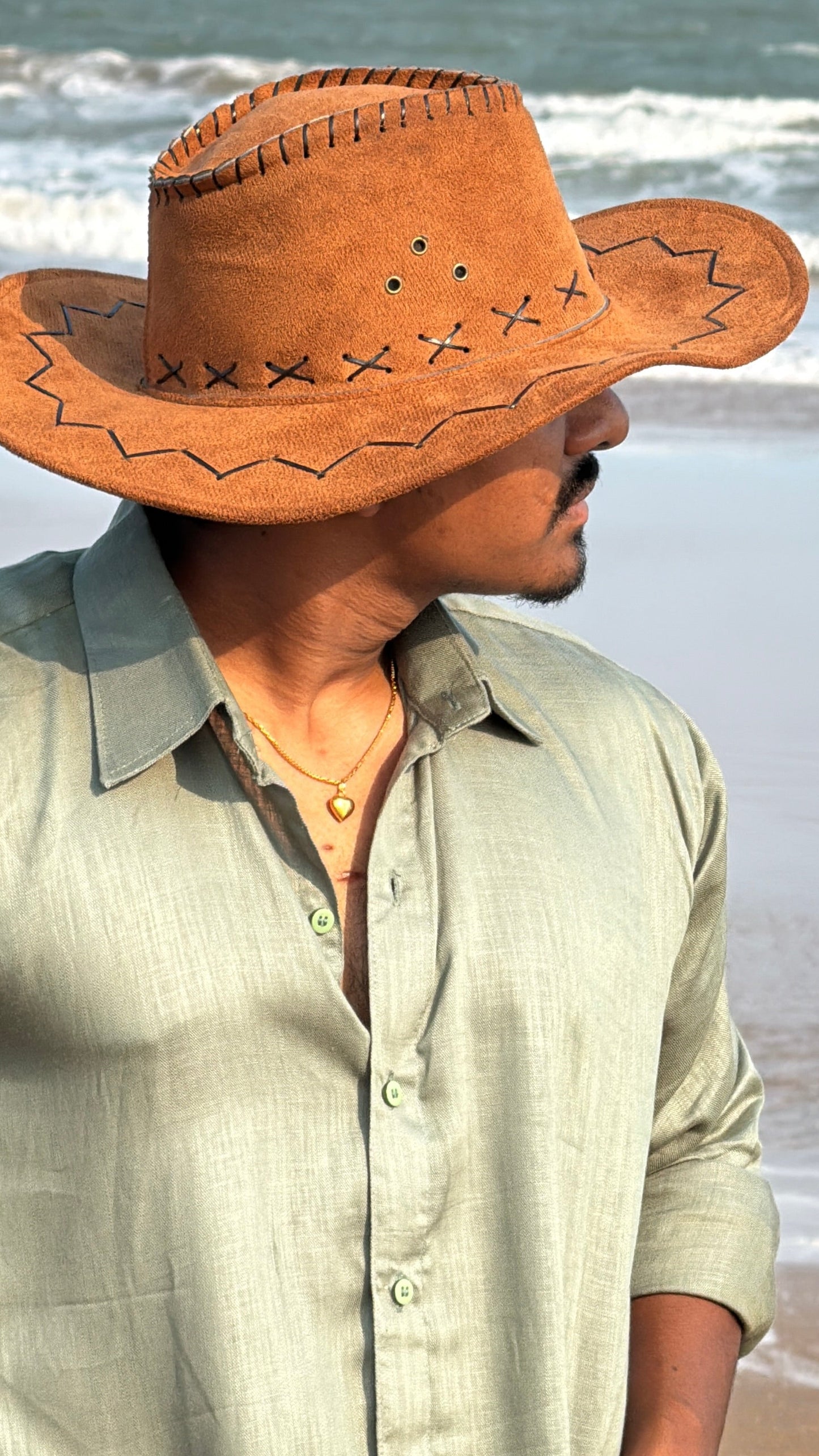 Lyocell Linen Shirt | Olive Green | Tailor–Made