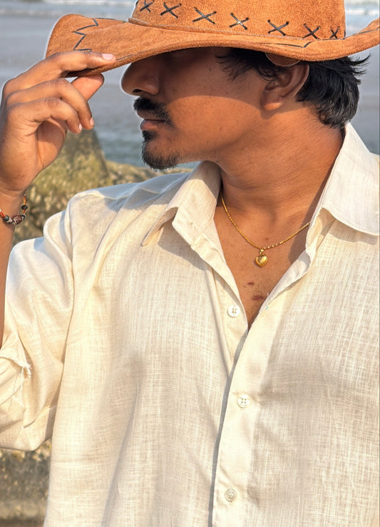 Lyocell Linen Shirt | Off-White | Tailor–Made