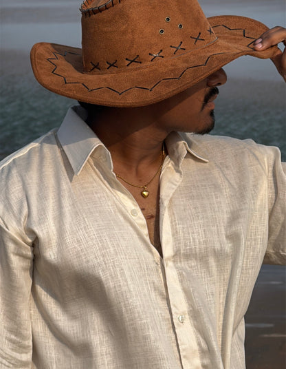 Lyocell Linen Shirt | Off-White | Tailor–Made